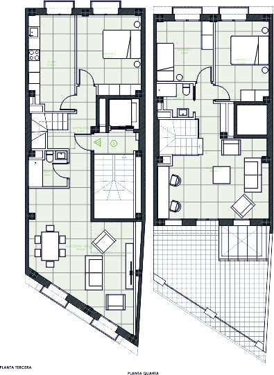 PLANTA TERCERA I QUARTA